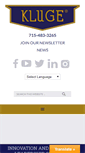 Mobile Screenshot of kluge.biz